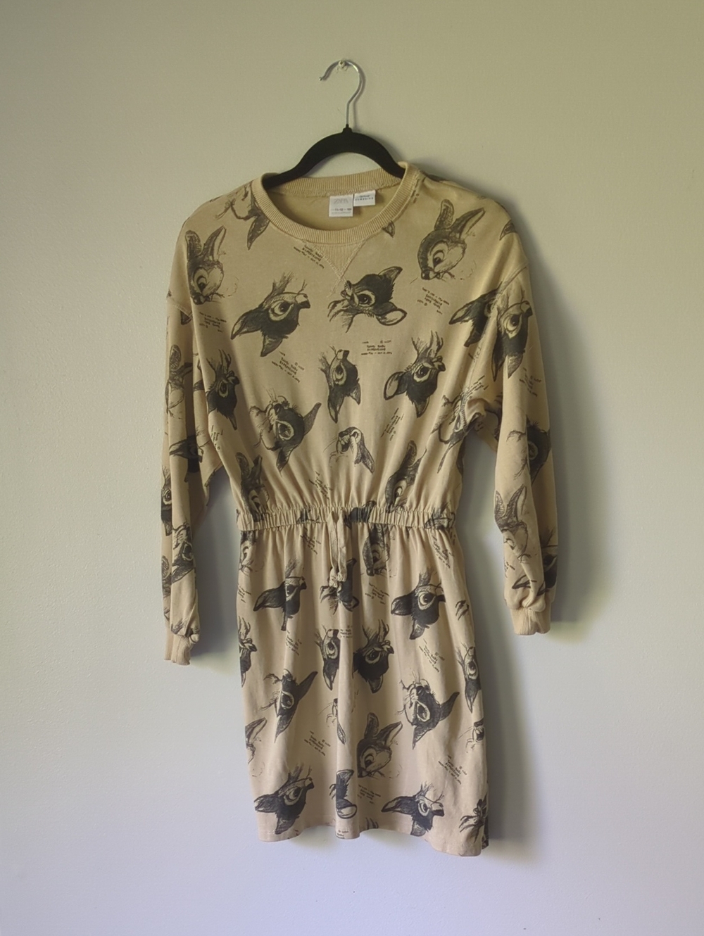 Zara Kids Disney Classics Bambi and Thumper Dress Age 11-12 Years